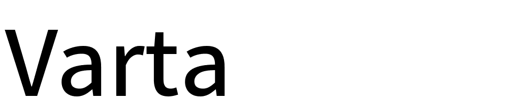 Varta font family download free