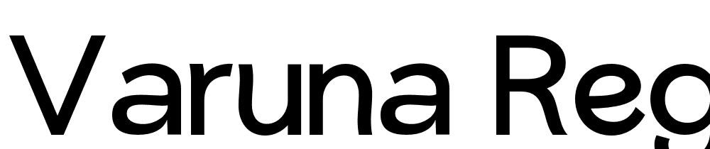 VARUNA-Regular font family download free