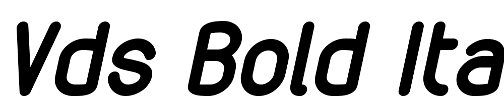 VDS-Bold-Italic font family download free