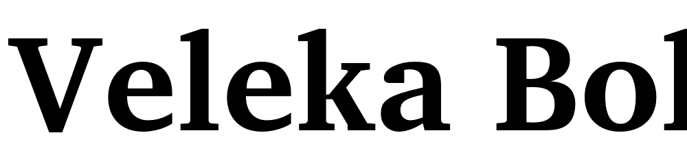 Veleka-Bold font family download free