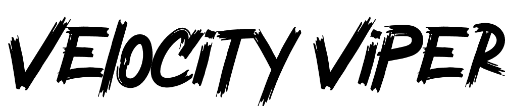 Velocity Vipers font family download free