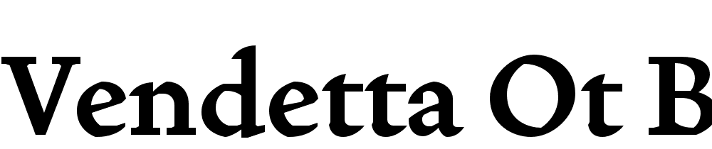 Vendetta-OT-Bold font family download free