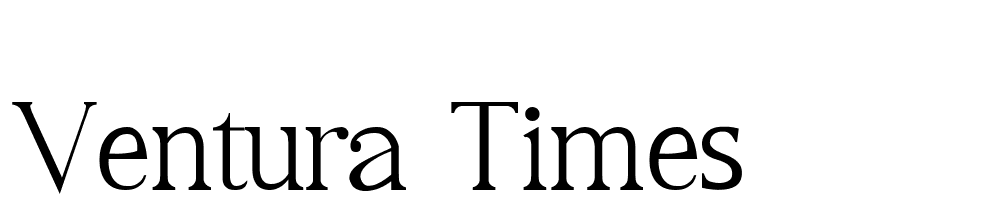 Ventura-Times font family download free