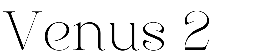 venus-2 font family download free
