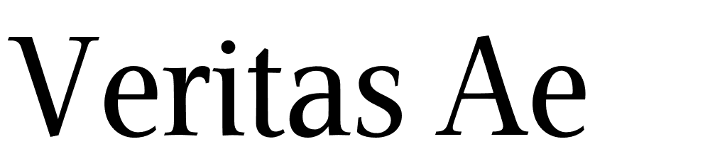 Veritas Ae font family download free