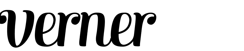 Verner font family download free