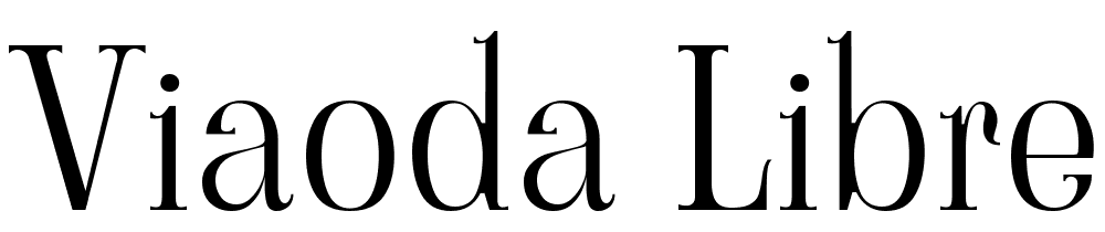 viaoda-libre font family download free