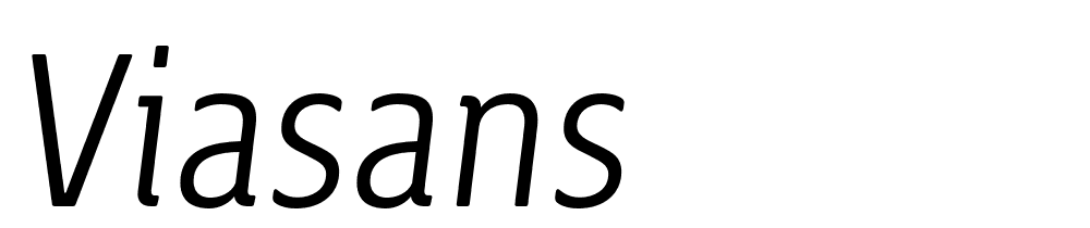 Viasans font family download free