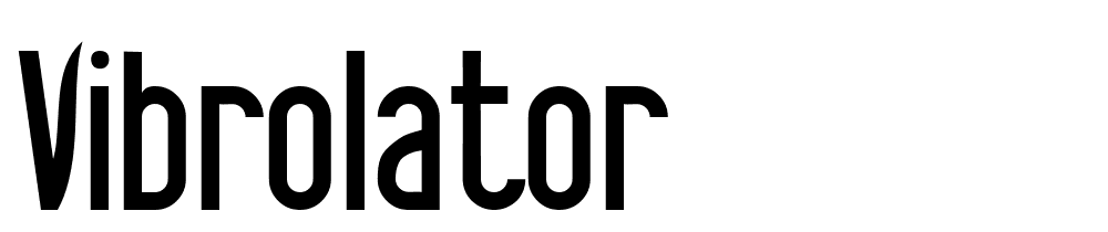 vibrolator font family download free