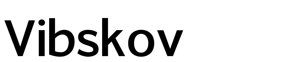 Vibskov font family download free