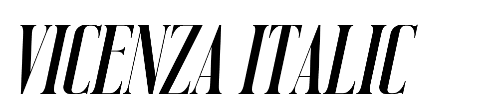 Vicenza-Italic font family download free