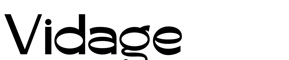 Vidage font family download free