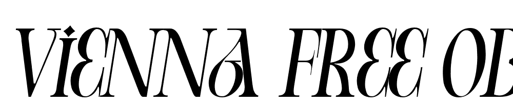 Vienna-Free-Oblique font family download free