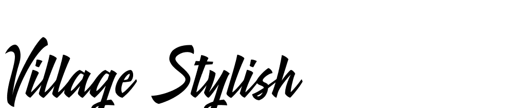 Village Stylish font family download free