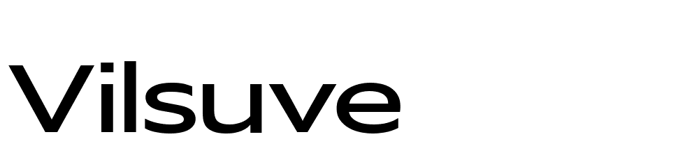 vilsuve font family download free