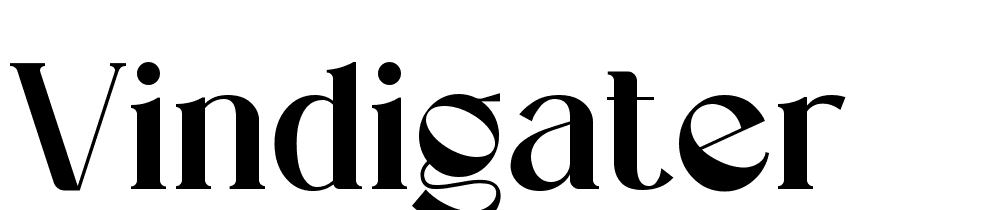 Vindigater font family download free