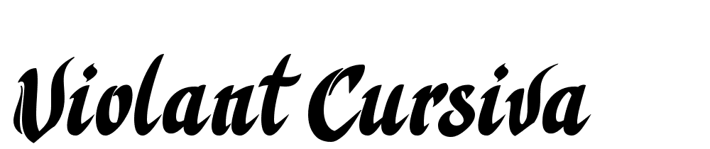 Violant-Cursiva font family download free