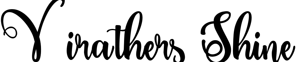 Virathers shine font family download free