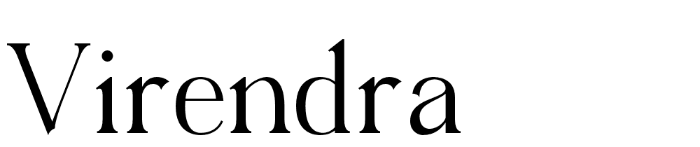 Virendra font family download free