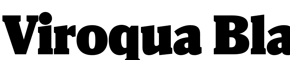 Viroqua-Black font family download free
