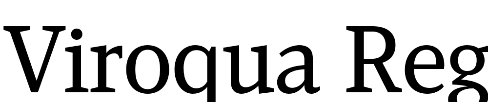 Viroqua-Regular font family download free