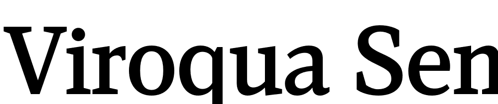 Viroqua-Semibold font family download free