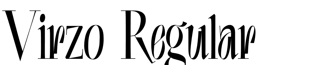 VIRZO-Regular font family download free