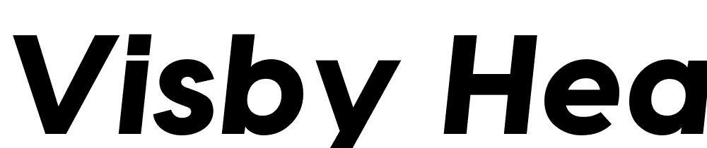 Visby-Heavy-Italic font family download free