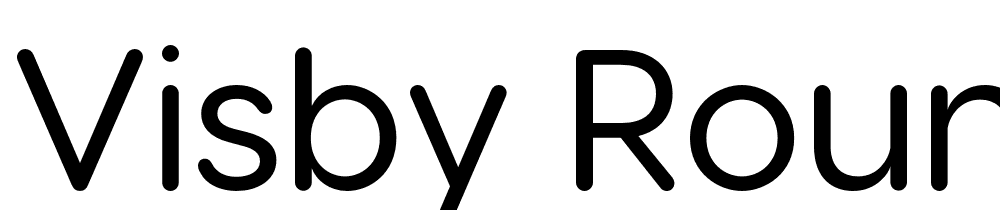 Visby Round Cf font family download free