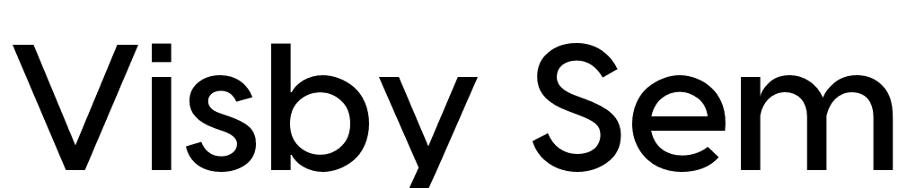 Visby-Semibold font family download free