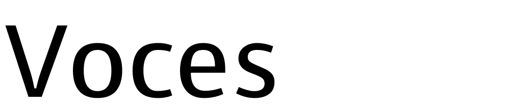 voces font family download free