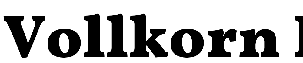 Vollkorn-Black font family download free