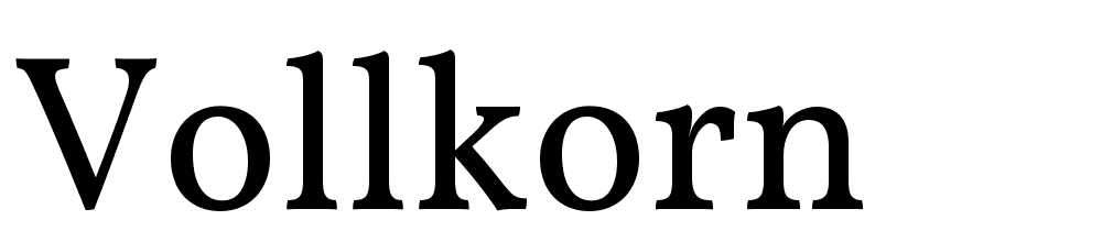 vollkorn font family download free