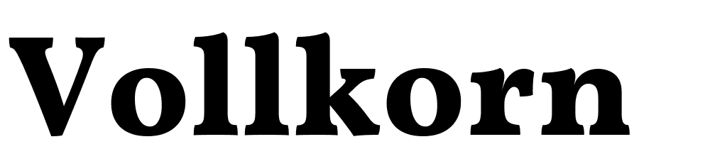 Vollkorn font family download free