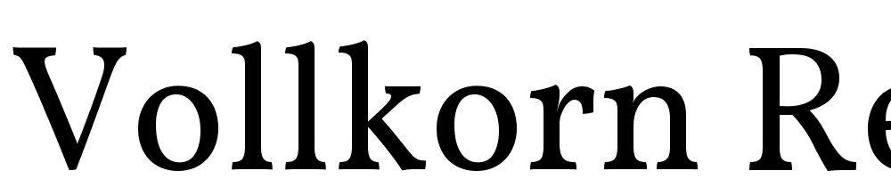 Vollkorn-Regular font family download free