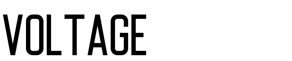 Voltage font family download free