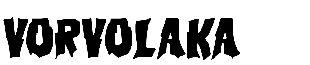 vorvolaka font family download free