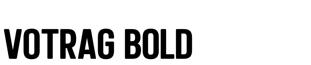 Votrag-Bold font family download free