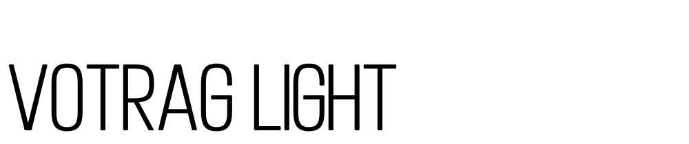 Votrag-Light font family download free