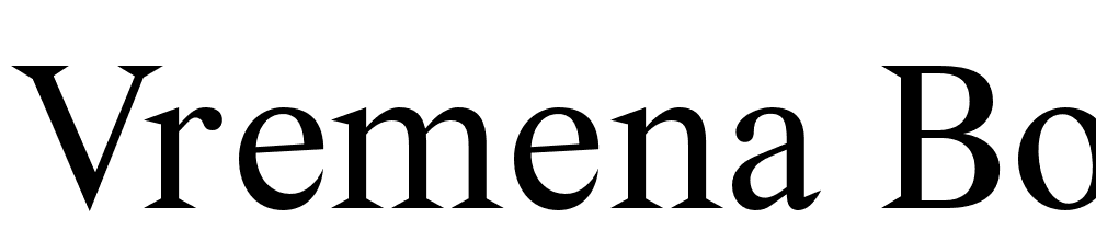 Vremena-Book font family download free