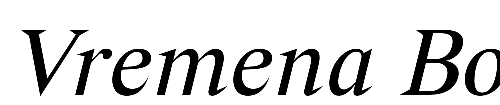 Vremena-Book-Italic font family download free