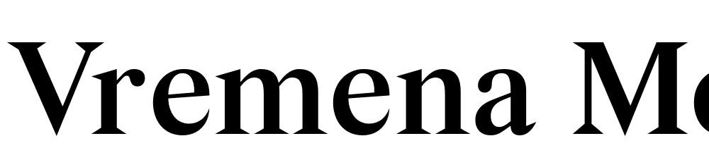 Vremena-Medium font family download free