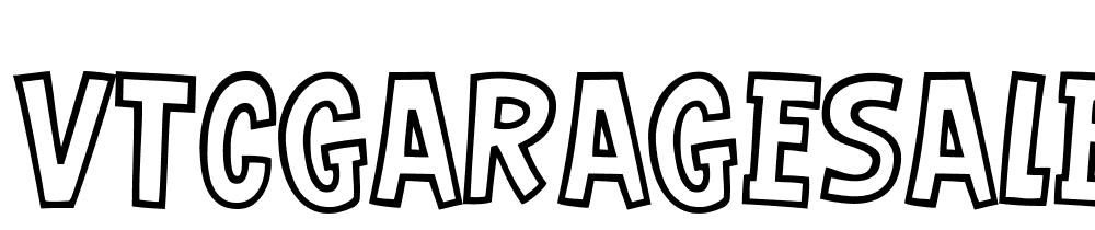 vtcgaragesale font family download free