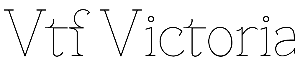 VTF-Victorianna-Thin font family download free