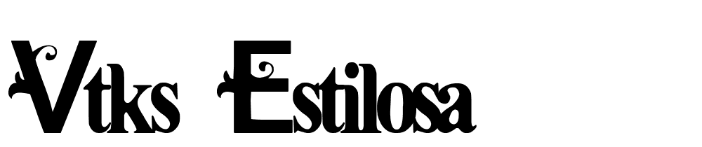 VTKS-Estilosa font family download free