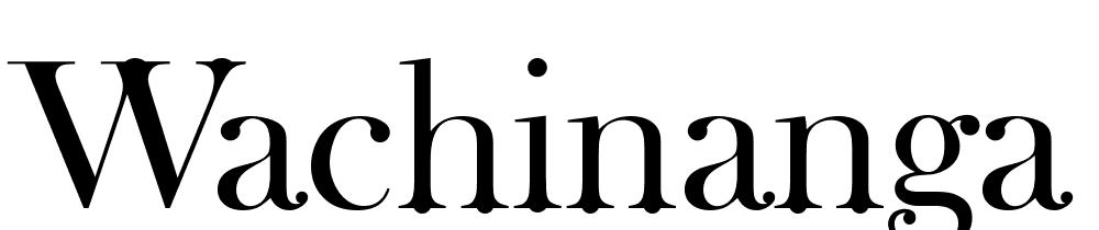wachinanga font family download free