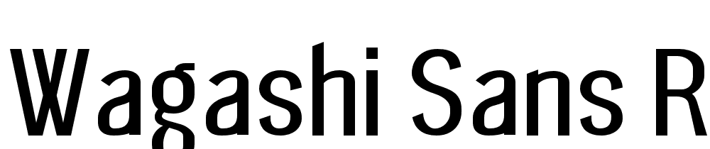 Wagashi-Sans-Regular font family download free