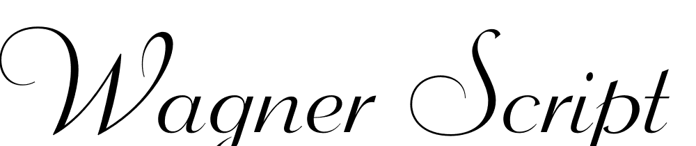 Wagner Script Pro font family download free