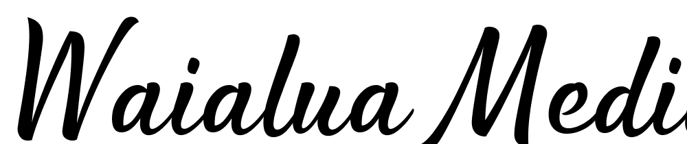 waialua-medium font family download free