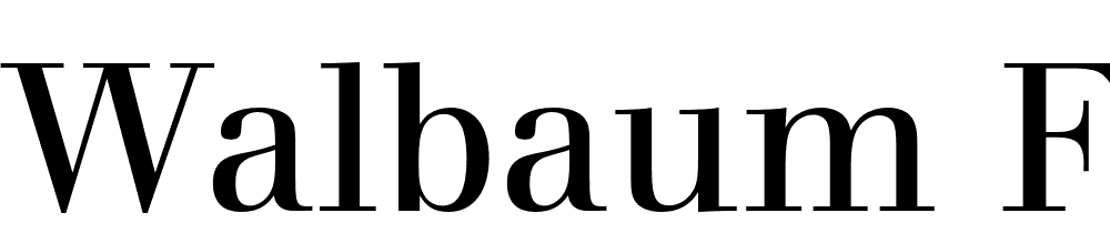 Walbaum Fs font family download free